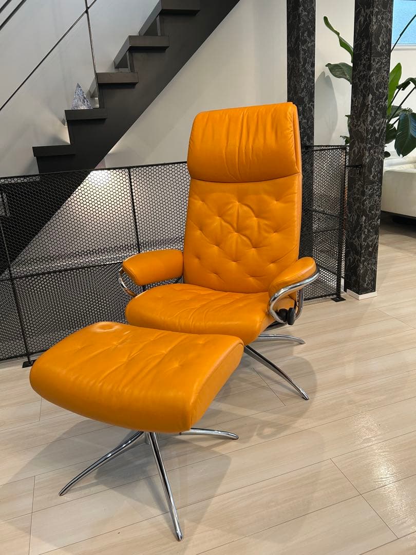 ストレスレス®チェア ストレスレス®メトロ スター ハイバック オットマン付