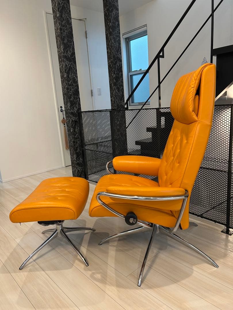 ストレスレス®チェア ストレスレス®メトロ スター ハイバック オットマン付