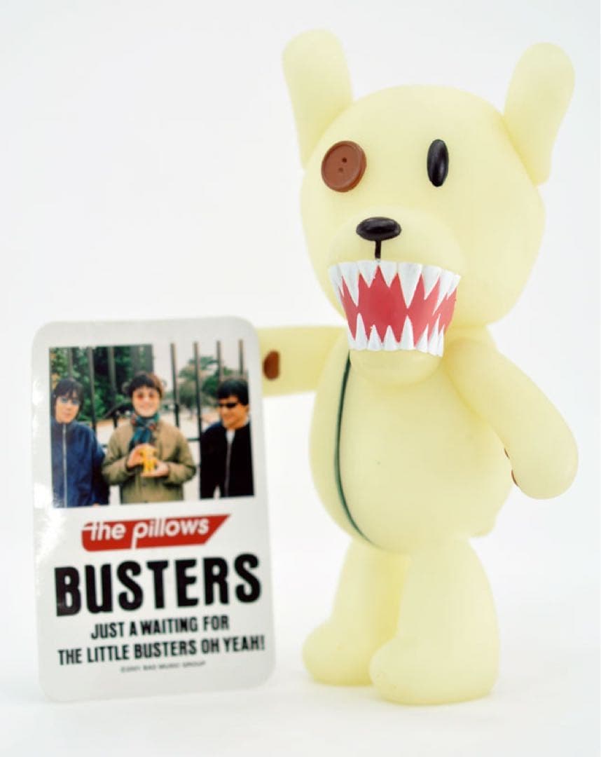 the pillows バスターくんの限定ソフビフィギュア 蓄光 ピロウズ