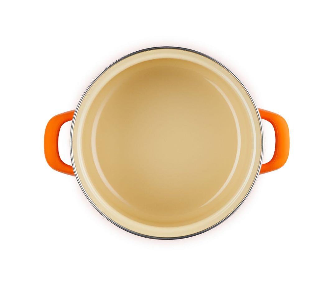 ルクルーゼ 両手鍋 ガラス蓋付き