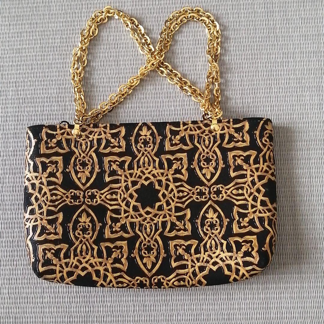 印傳屋　ポーチ/パーティーバッグ