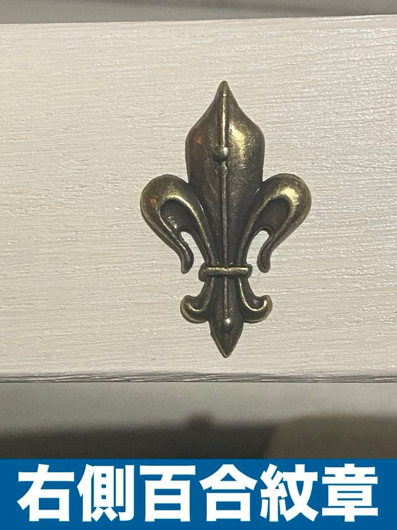 ロココ仕様♦️4連 ハンガーラック♦️小物掛け付♦️白＆レッド