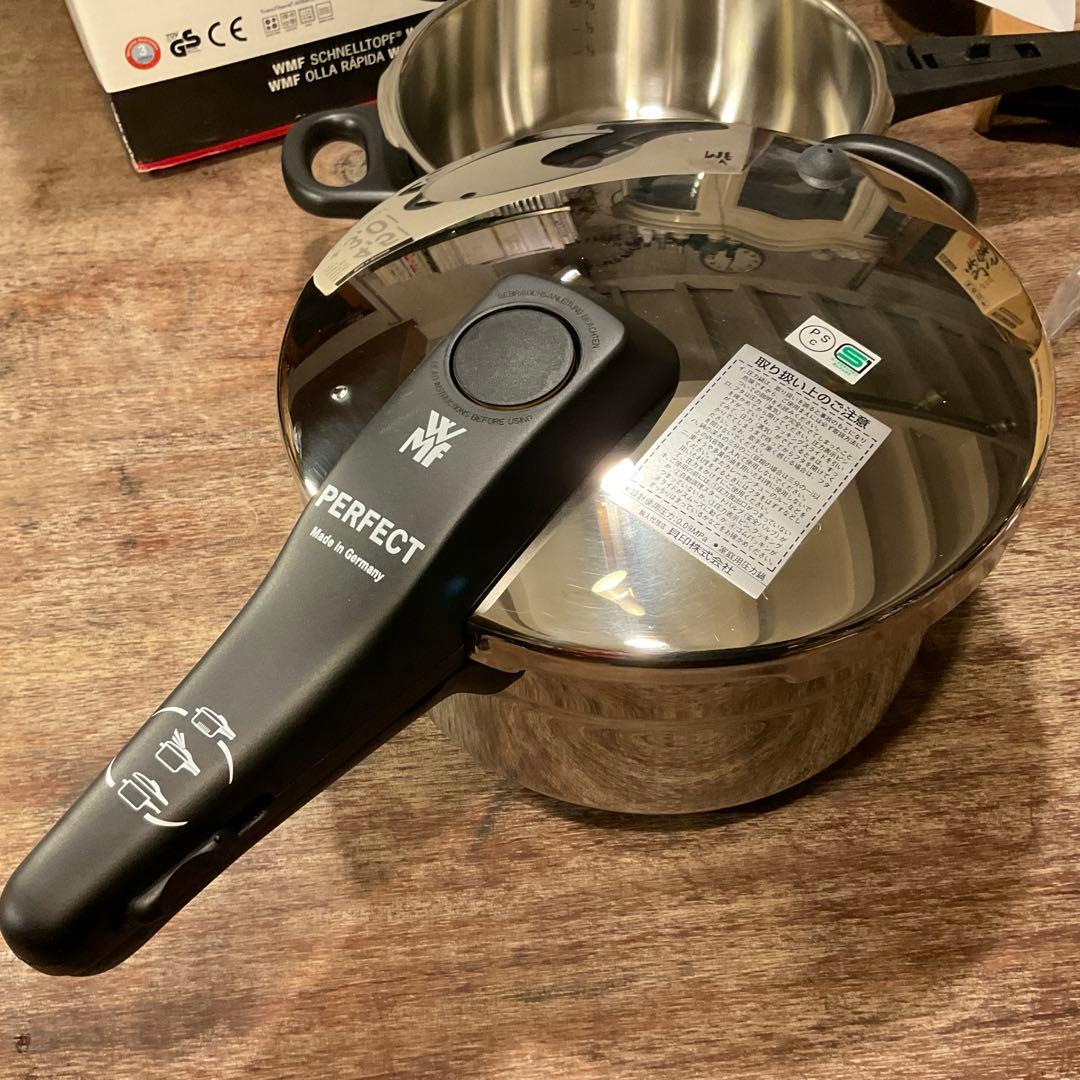 未使用！WMF ヴェーエムエフ 圧力鍋 4.5L,3L セット ステンレス蓋
