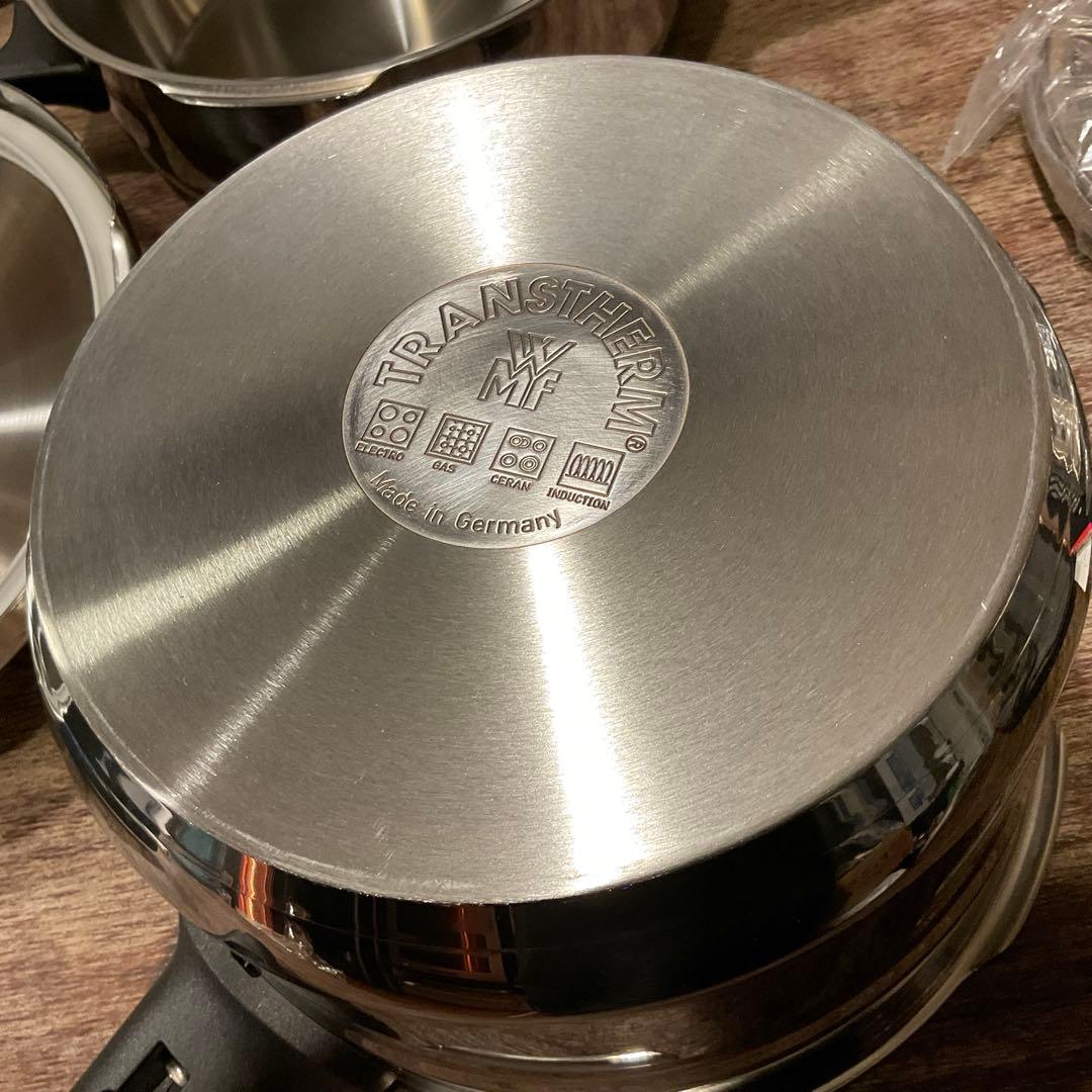 未使用！WMF ヴェーエムエフ 圧力鍋 4.5L,3L セット ステンレス蓋