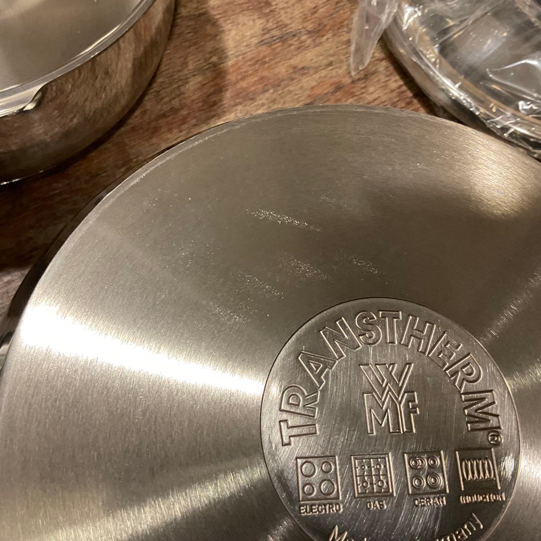 未使用！WMF ヴェーエムエフ 圧力鍋 4.5L,3L セット ステンレス蓋