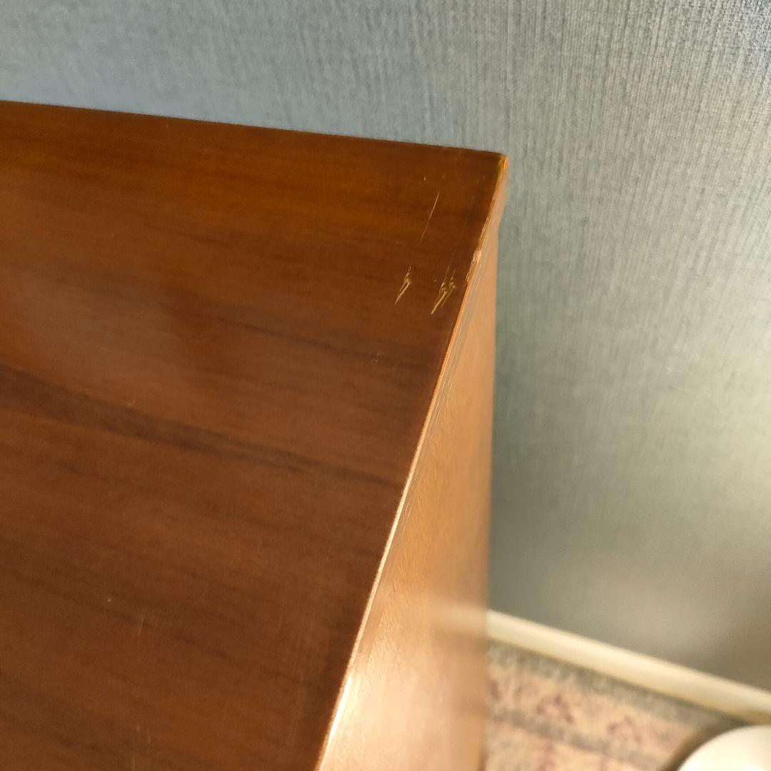 昭和レトロ LPレコード収納キャビネット ヴィンテージ木製ラック