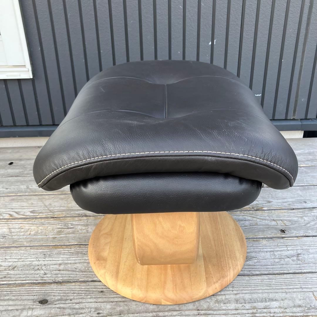 北欧レトロ カリモク ザファースト リクライナーオットマンスツール 椅子 木製