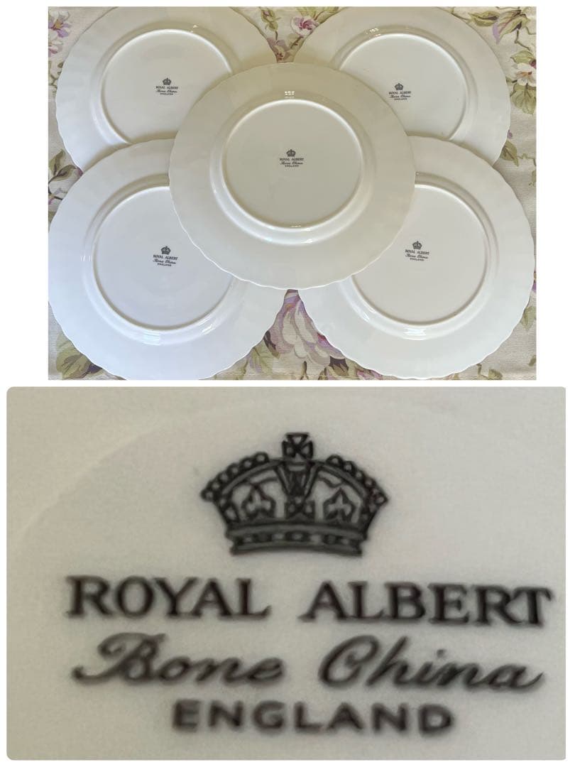 【希少品】ロイヤルアルバート★ブライズメイド★ケーキ皿　2枚