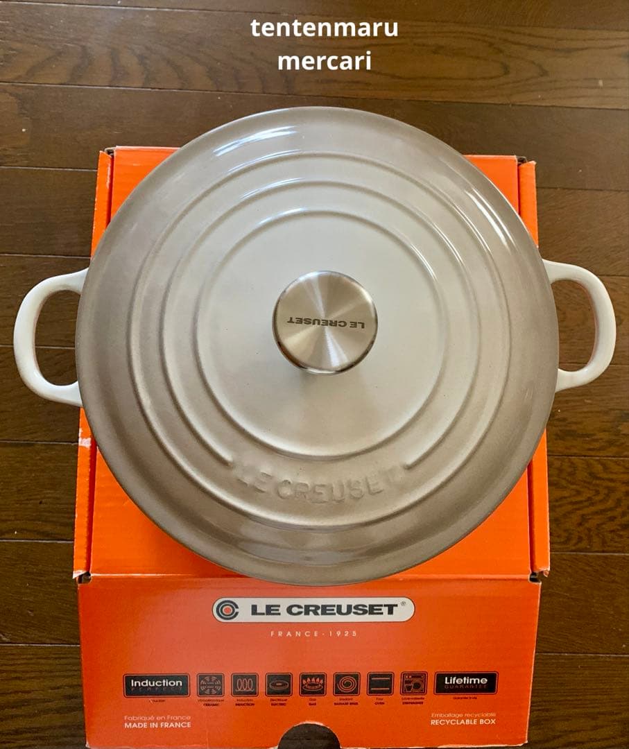 LE CREUSET ☆ ココットロンド ジャポネーズ ☆ ナツメグ 24㎝ LE
