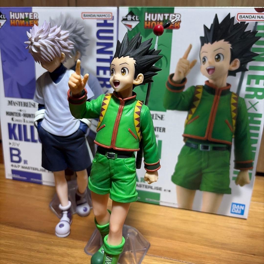ハンターハンター　一番くじ　フィギュア ゴン&キルアセット