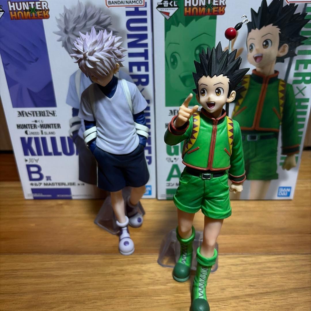 ハンターハンター　一番くじ　フィギュア ゴン&キルアセット