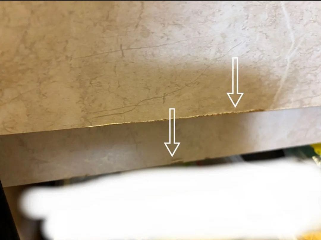 ストーンホワイト 食器棚 引き出し式