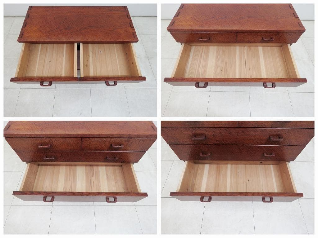 桧 無垢材 チェスト タンス 抽斗検矢澤金太郎ジョージナカシマ家具蔵BC工房