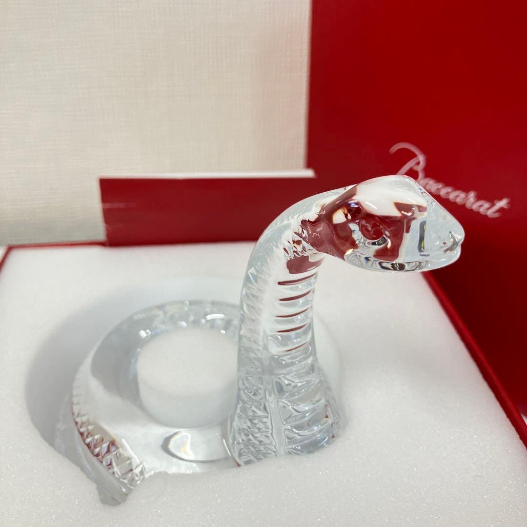 Baccarat 2025干支クリスタルガラス ヘビ