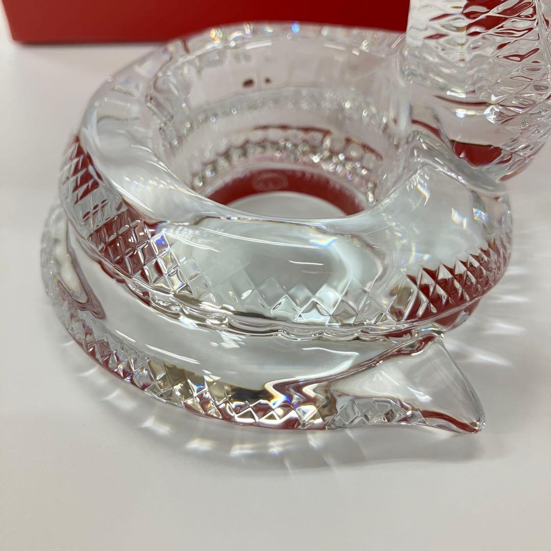 Baccarat 2025干支クリスタルガラス ヘビ