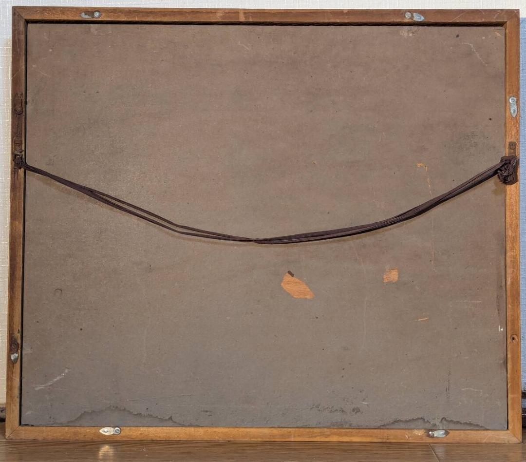 【真作】絵画　油彩5号　ザクロ　果実の生命感溢れる静物画　鮮やかな果実美　Y92