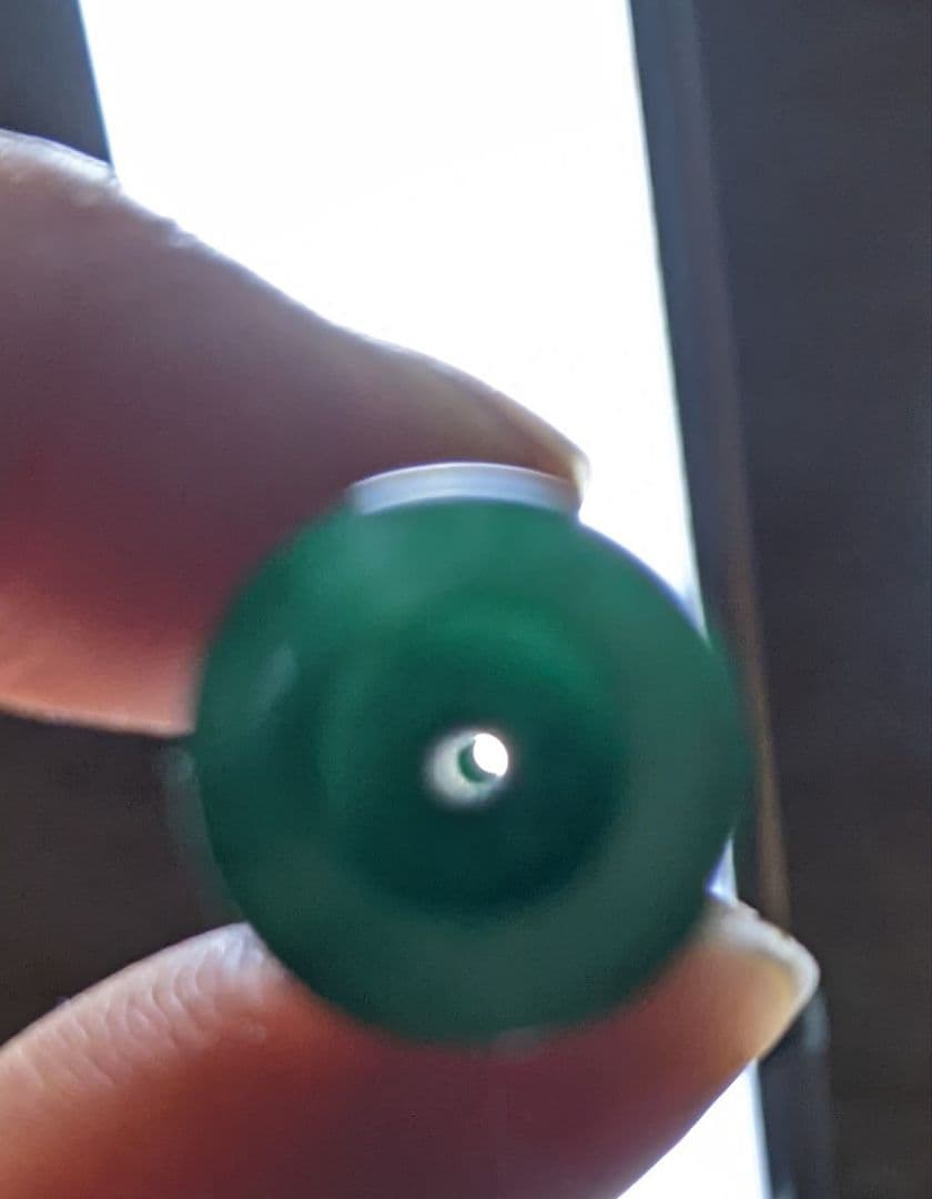 緑色本翡翠オブジェ 約7.5cm