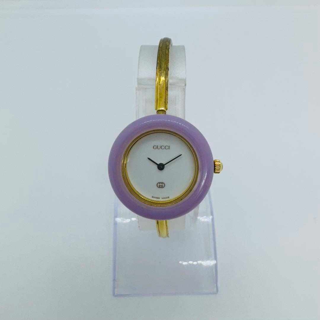 ✨GUCCI✨グッチ✨チェンジベゼル✨レディース✨ホワイト文字盤✨腕時計✨