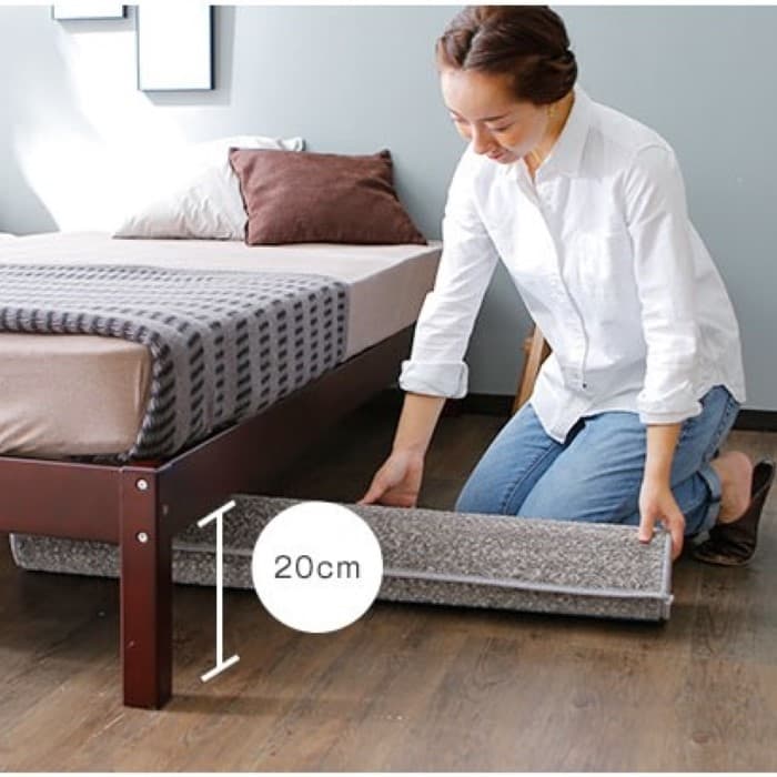 【天然木】ベッドフレーム  ナチュラルカラー