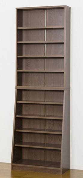 大容量　ホームシェルフ　W60　本棚　稼働棚　ＣＤ　ＤＶＤ　収納棚