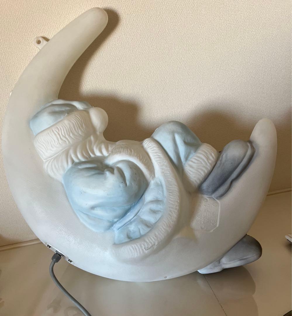 クリスマスネオンブルーサンタ「お月様サンタ」