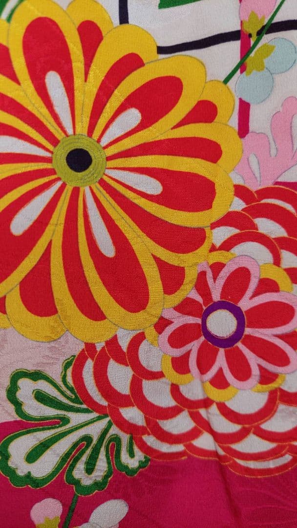 NA961アンティーク子供着物着丈110センチ裄丈38センチ