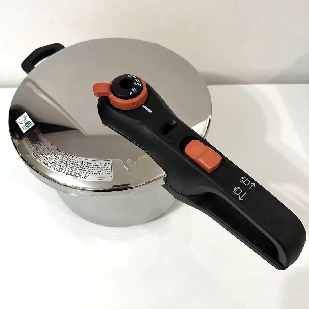 1回使用【ティファール】圧力鍋 セキュア トレンディ 6.2L テラコッタ