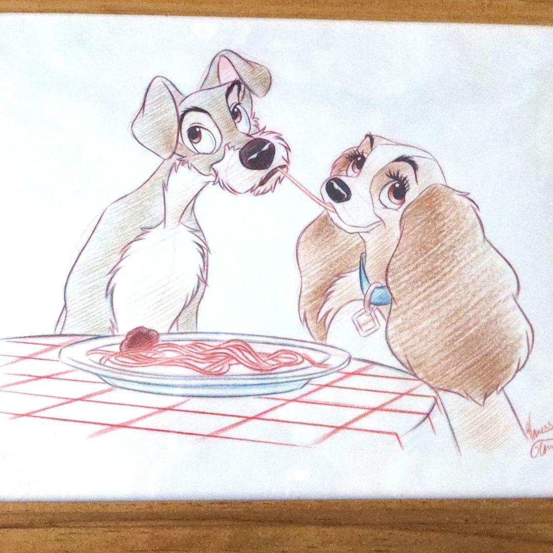 ディズニー　キャラクター　イラスト5枚 フロリダディズニーランド