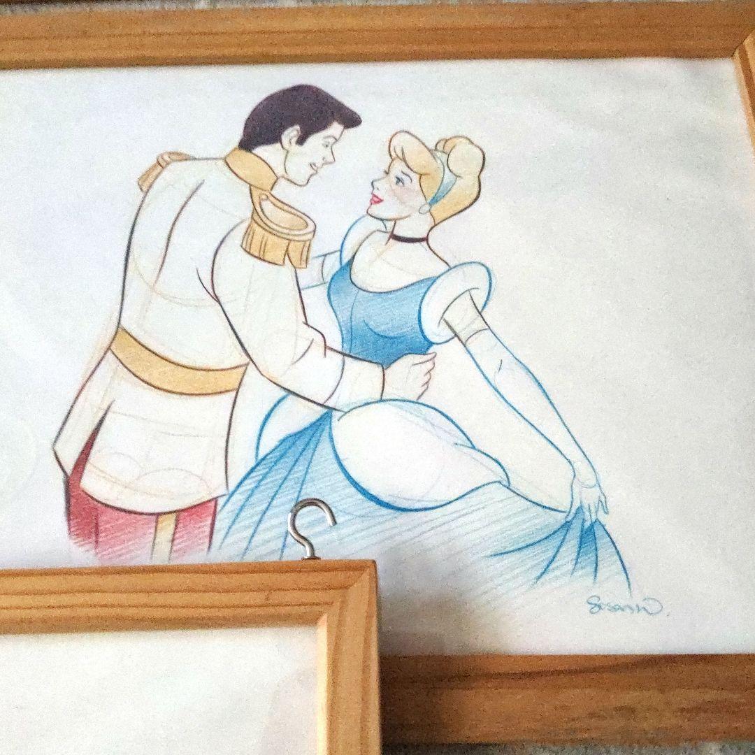 ディズニー　キャラクター　イラスト5枚 フロリダディズニーランド