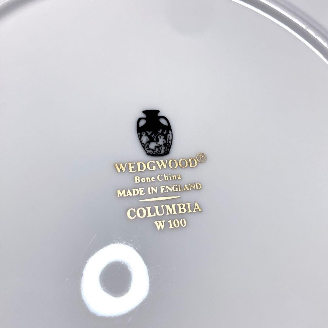 希少 ウェッジウッド コロンビア パウダーブルー プレート 17.5cm