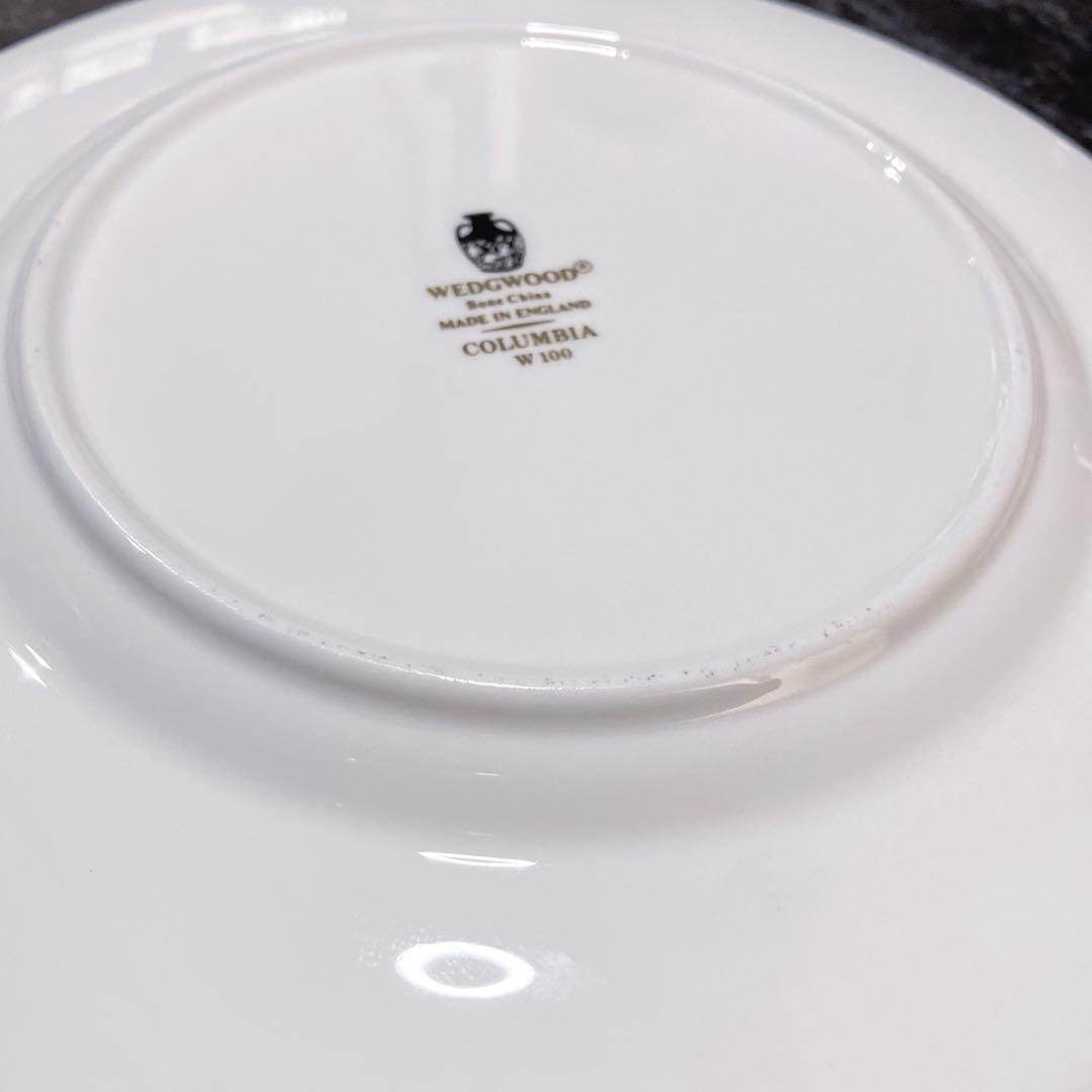 希少 ウェッジウッド コロンビア パウダーブルー プレート 17.5cm