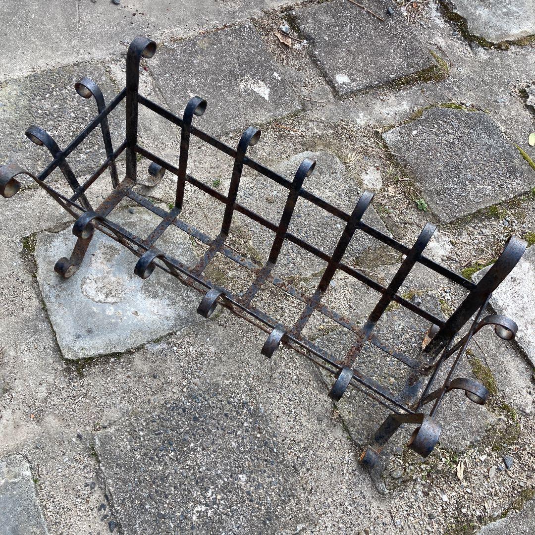 イギリス　アンティーク　薪入れ