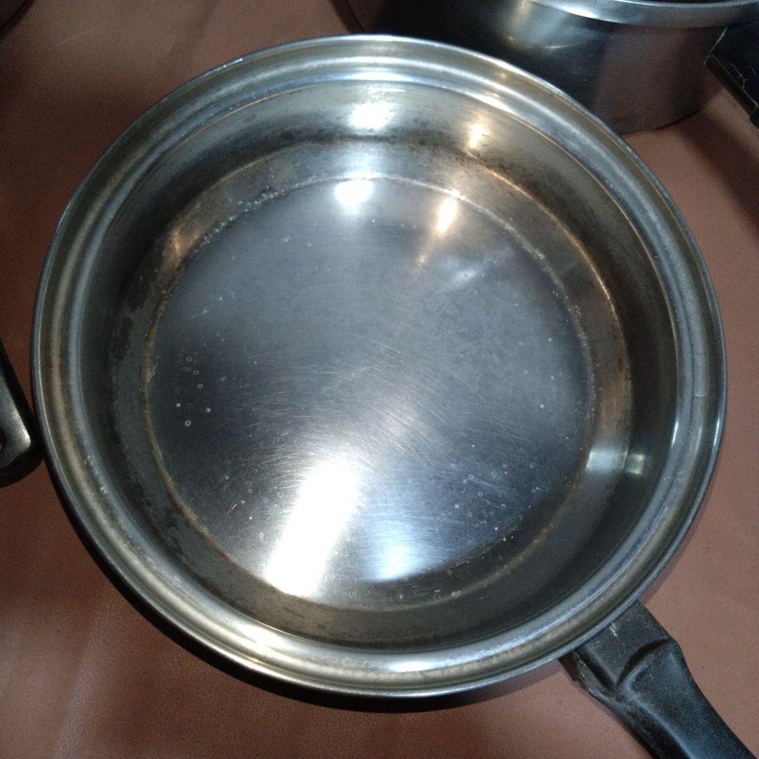 インコア　片手鍋　ステンレス鍋　3点セット