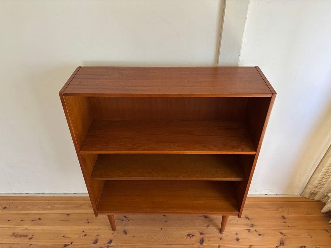 北欧ヴィンテージ　チーク　デンマーク　シェルフ