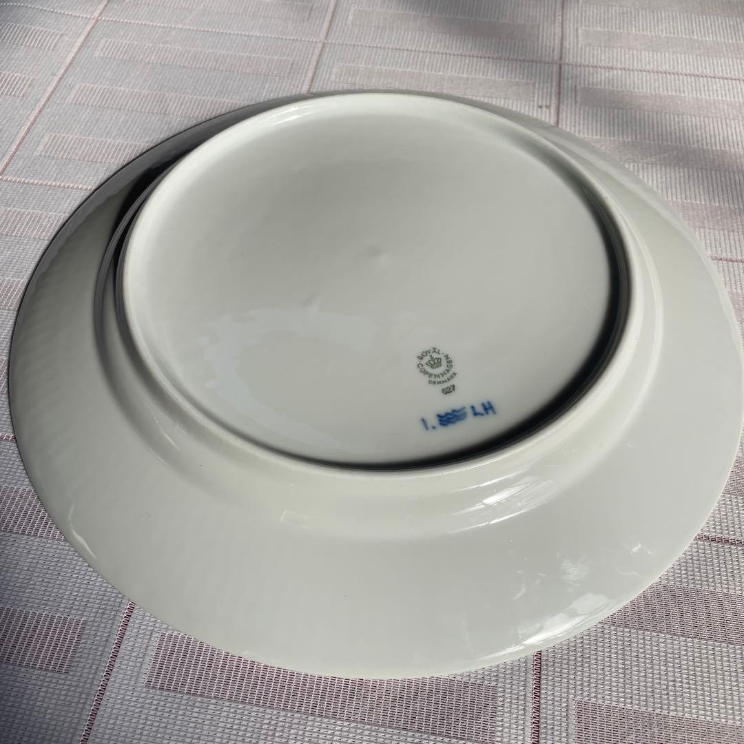 ロイヤルコペンハーゲン ブルーフルーテッド 皿 デンマーク 27cm