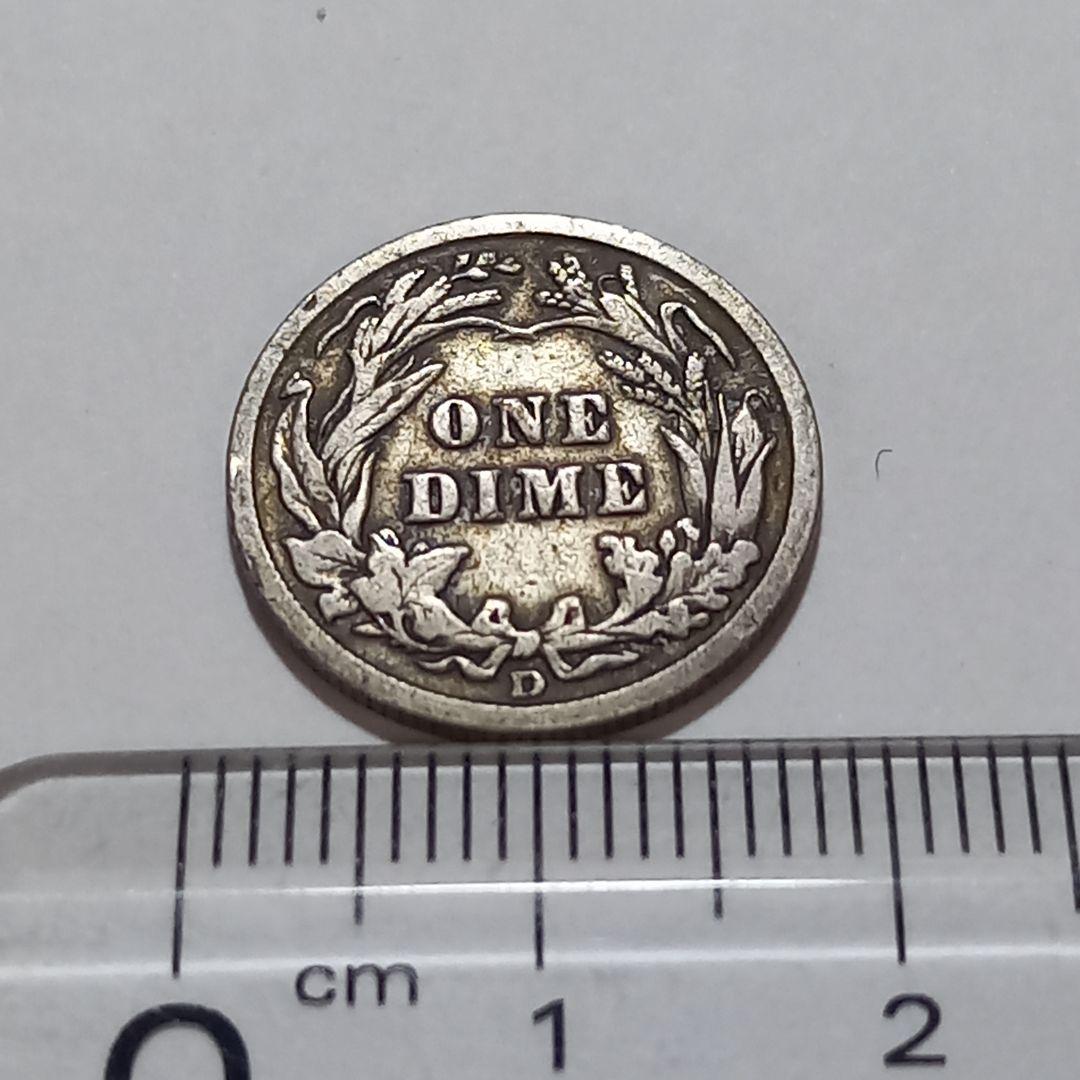 レア 銀貨 1914年 アメリカ 1ダイム バーバー ミントD - メルカリ