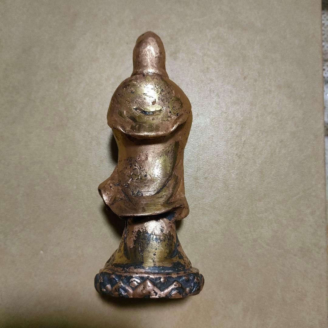 子供を抱いた観音様 慈母観音 時代物 骨董アンティーク マリア観音No