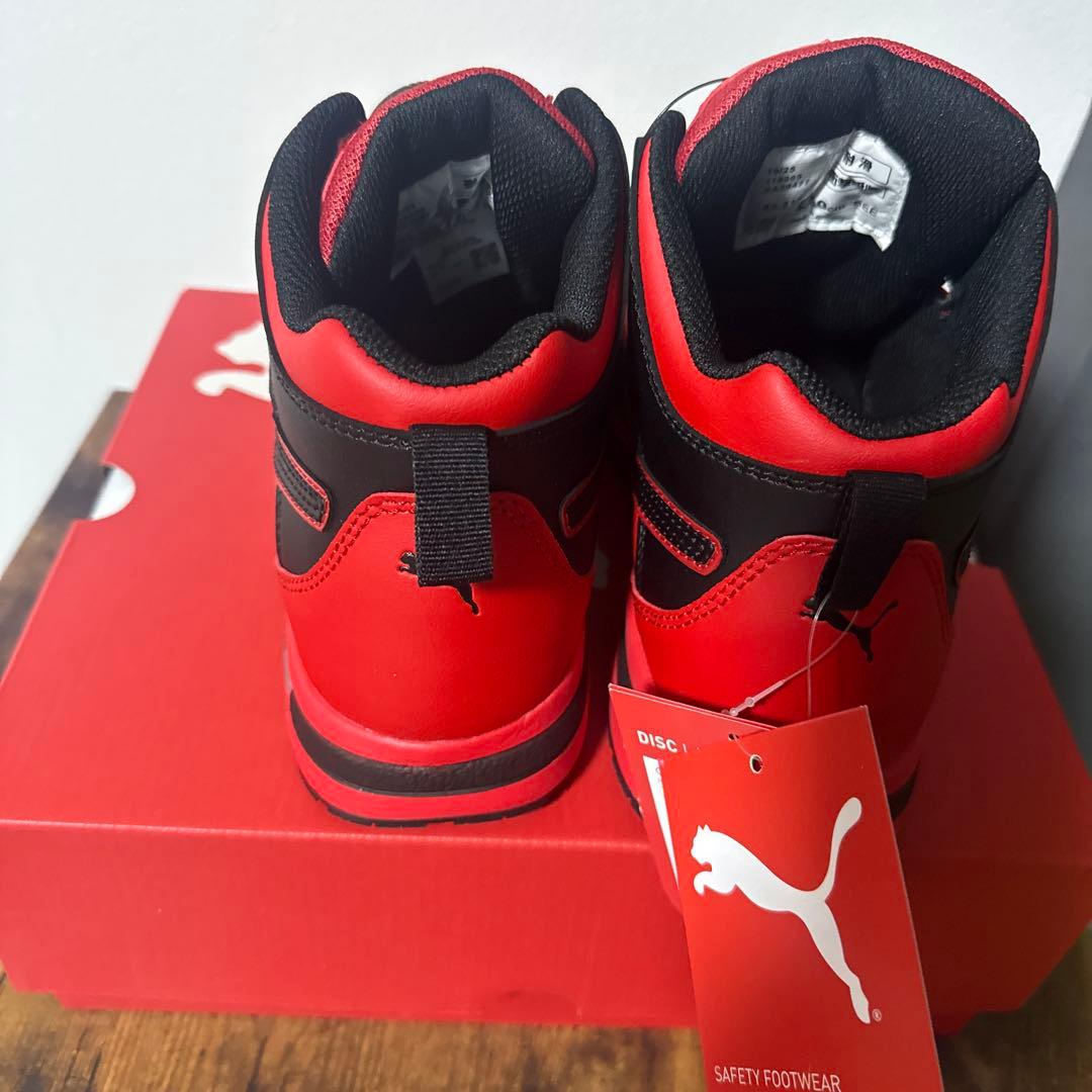 PUMA 安全靴 ダイヤル式 レッド