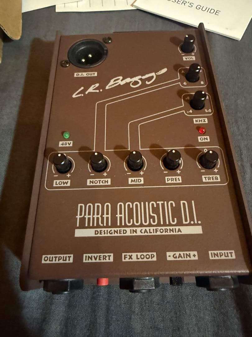 【未使用美品】L.R. Baggs PARA ACOUSTIC DI