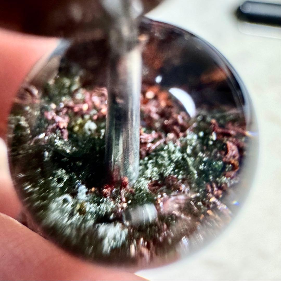 Mystic最高品質 極クリア•パープルガーデンファントムクォーツ ブレスレット