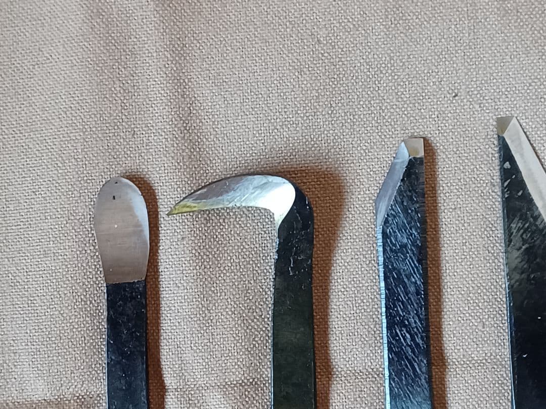 昌国　共柄盆栽彫刻刀