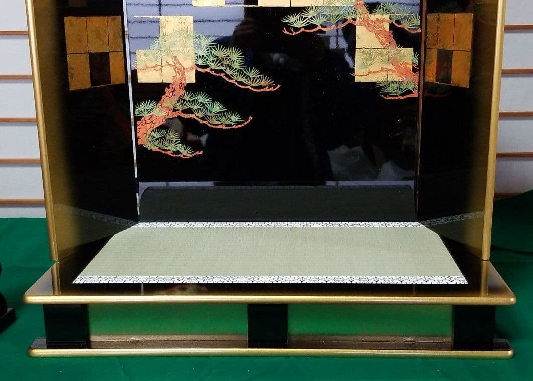 五月人形　15号　台と屏風と弓太刀