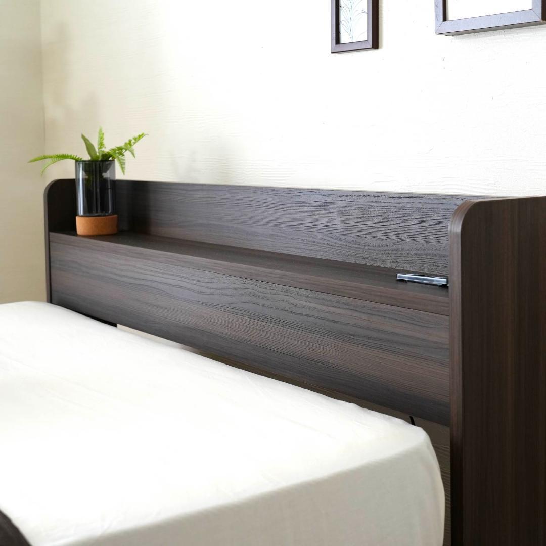 シングル ベッドフレー ム 単品 引き出し 収納 新品送料込 最短翌日着