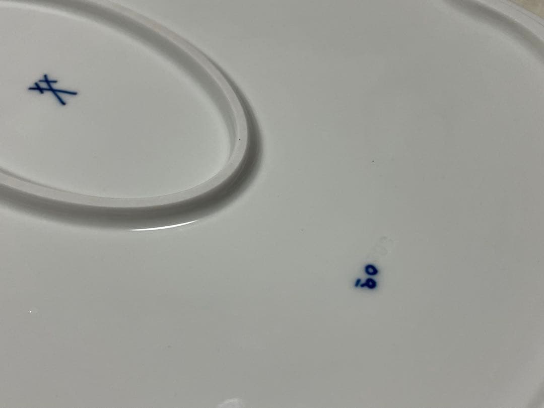 ♡HIME♡様 Meissen マイセン ブルーオニオン オーバルプラター 大皿