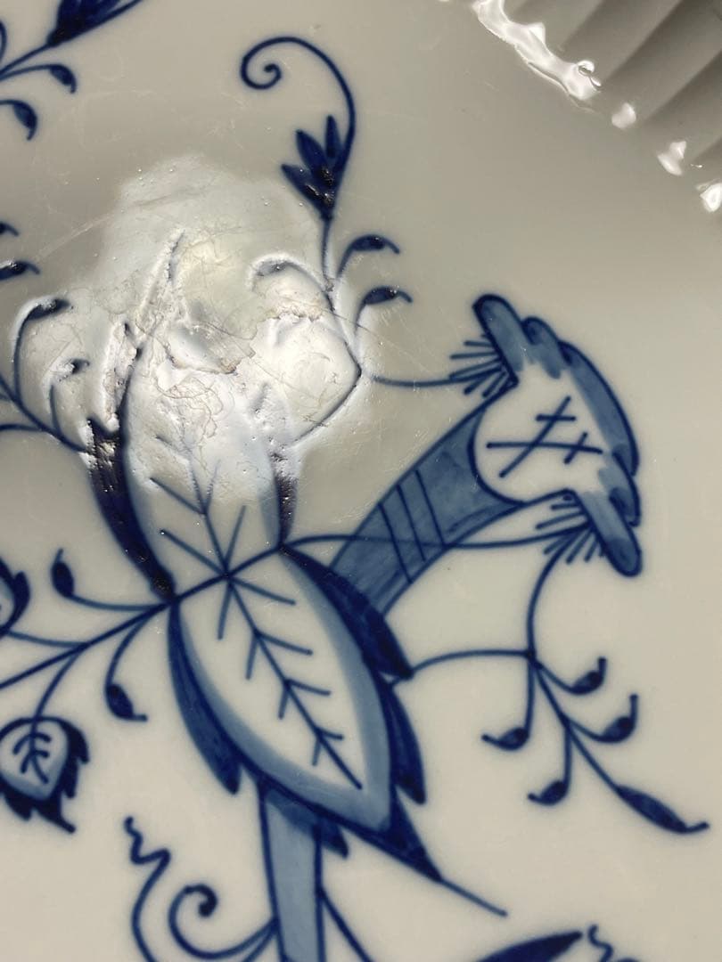 ♡HIME♡様 Meissen マイセン ブルーオニオン オーバルプラター 大皿