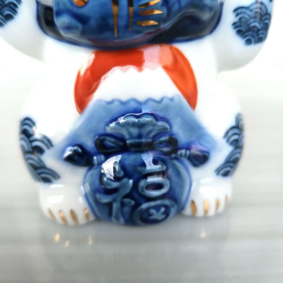 AKOMEYA Cat's瀬戸まねき猫 石黒亜矢子⭐招き猫⭐瀬戸焼 限定品ブルー