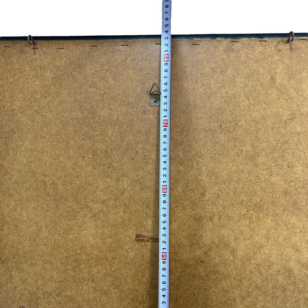 アンティーク 壁掛けミラー 面取り加工 ベベルカット トスカーナ ターコイズ柄