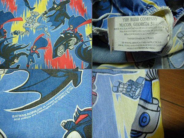 1996年★セルビッチ 耳付 バットマン ロビン フリーズ シーツカバー