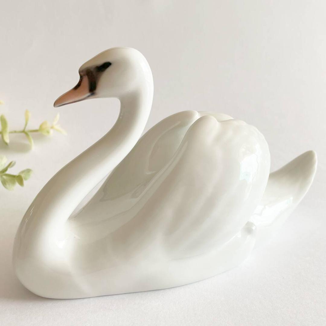 ロイヤルコペンハーゲン 白鳥 鳥 フィギュリン デンマーク製 - メルカリ