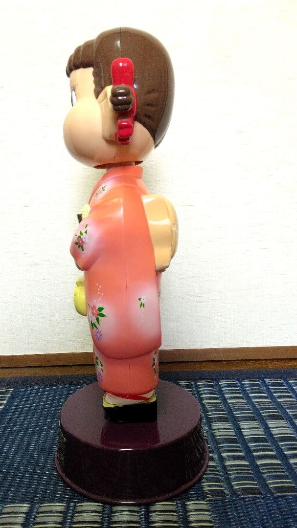 非売品 不二家 2003 親子でケーキづくり イベント ペコちゃん 首振り